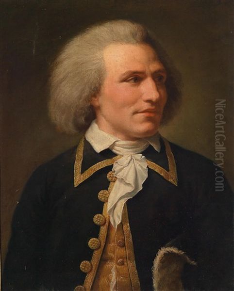 Bildnis Eines Marineoffiziers Oil Painting by Lemuel-Francis Abbott