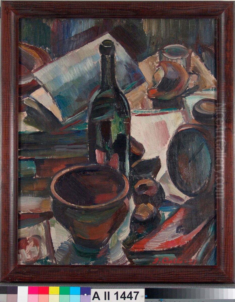 Nature Morte Oil Painting by Ilmari Aalto