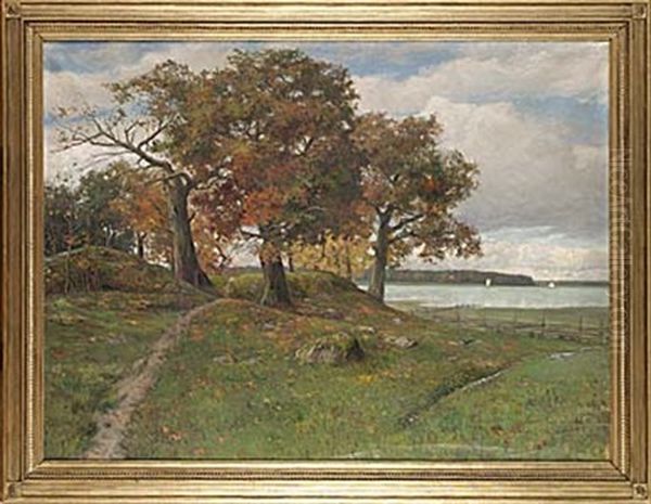 Krokek Oil Painting by Erik Abrahamsson