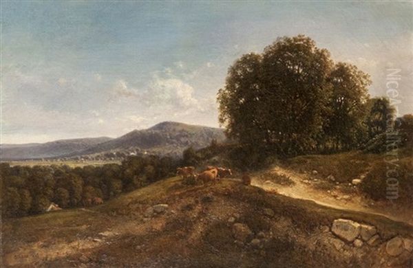 Paysage Du Dauphine Oil Painting by Jean Alexis Achard