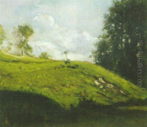 Lisiere De Foret En Dauphine Oil Painting by Jean Alexis Achard