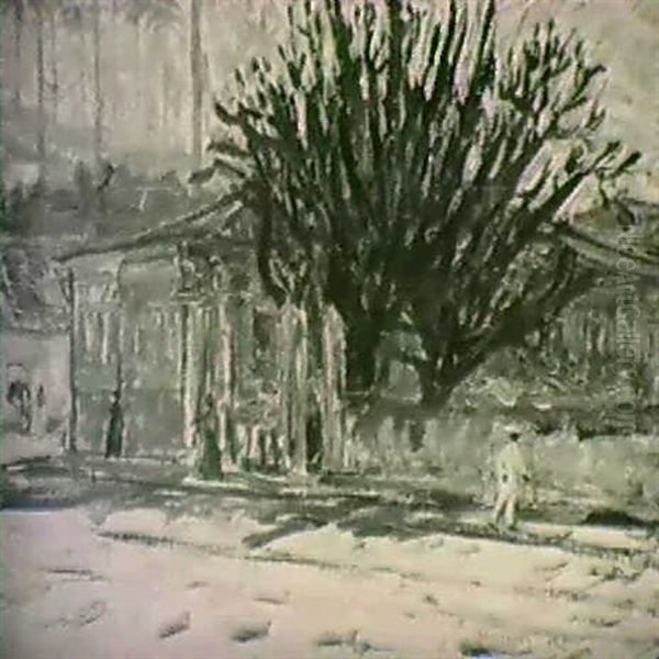 Solfarger - Rio De Janeiro Oil Painting by Johann Axel Gustaf Acke