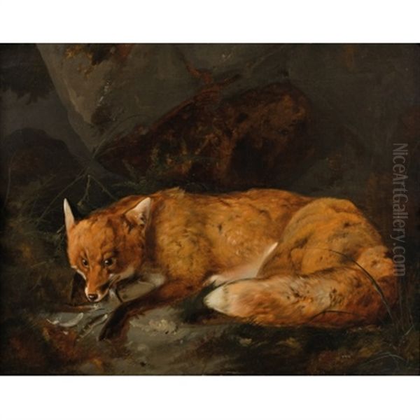 O. T. Oil Painting by Benno Adam