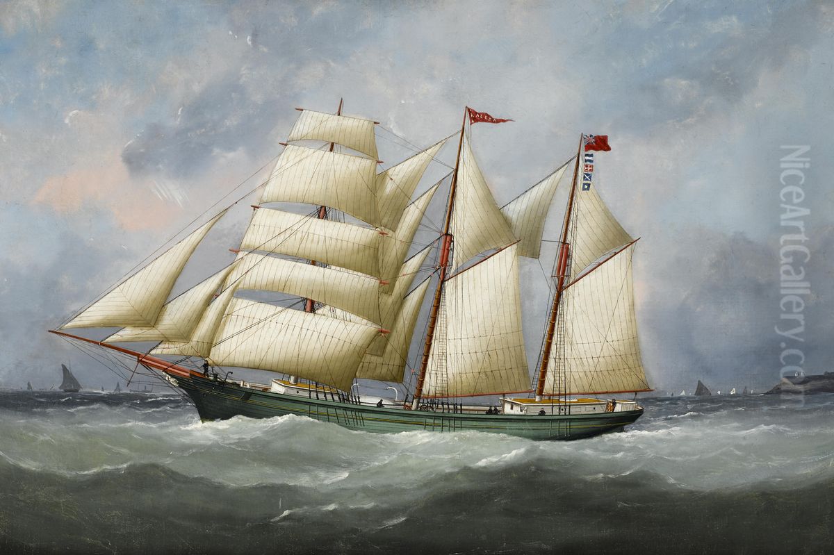 Kaleda Off Le Havre Oil Painting by Edouard Adam