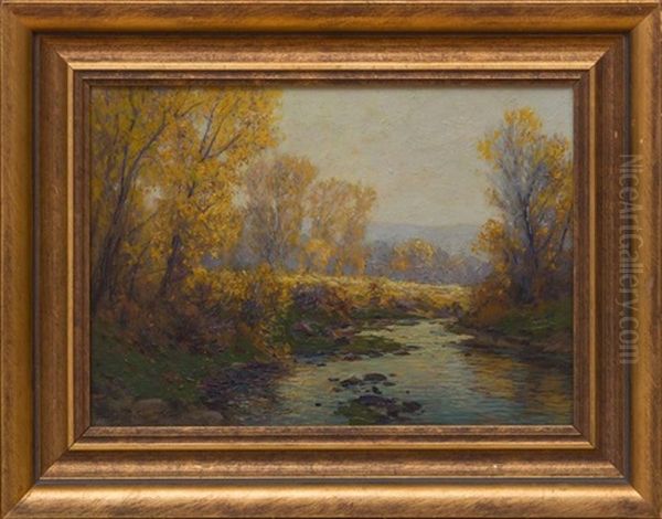 Autumn Afternoon Oil Painting by Charles Partridge Adams