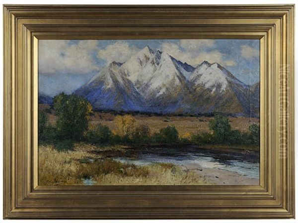 Sierra Blanca, October Oil Painting by Charles Partridge Adams