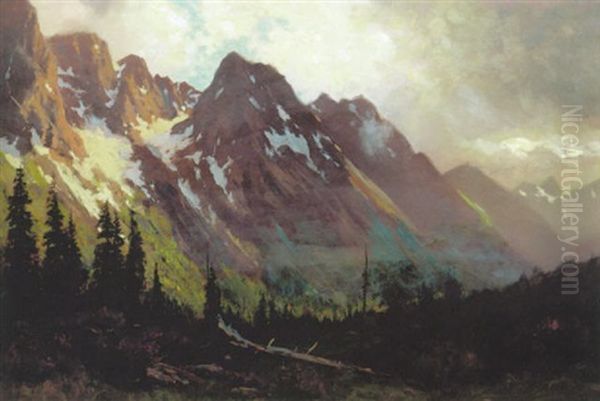 San Juan Mountains Oil Painting by Charles Partridge Adams