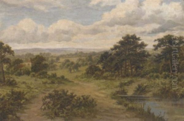 The Bridle Path Oil Painting by John Clayton Adams