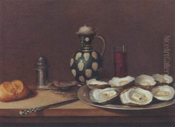Stilleben Mit Austern Oil Painting by Alexander Adriaenssen