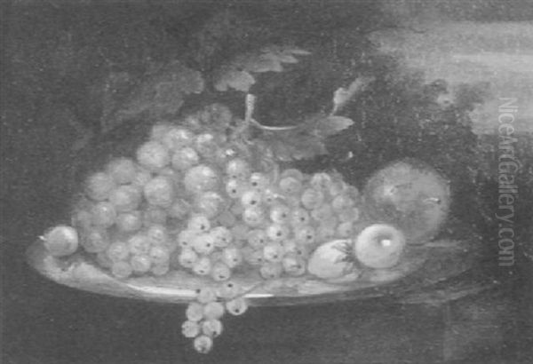 Still Life With Grapes, Currants, And Strawberries Oil Painting by Alexander Adriaenssen