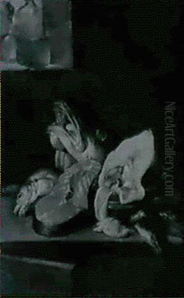 Nature Morte Aux Poissons Oil Painting by Alexander Adriaenssen