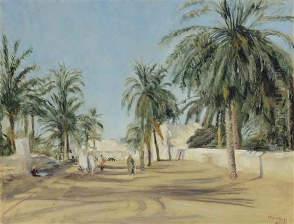 Bou Saada, Algerie Oil Painting by Lucien Adrion