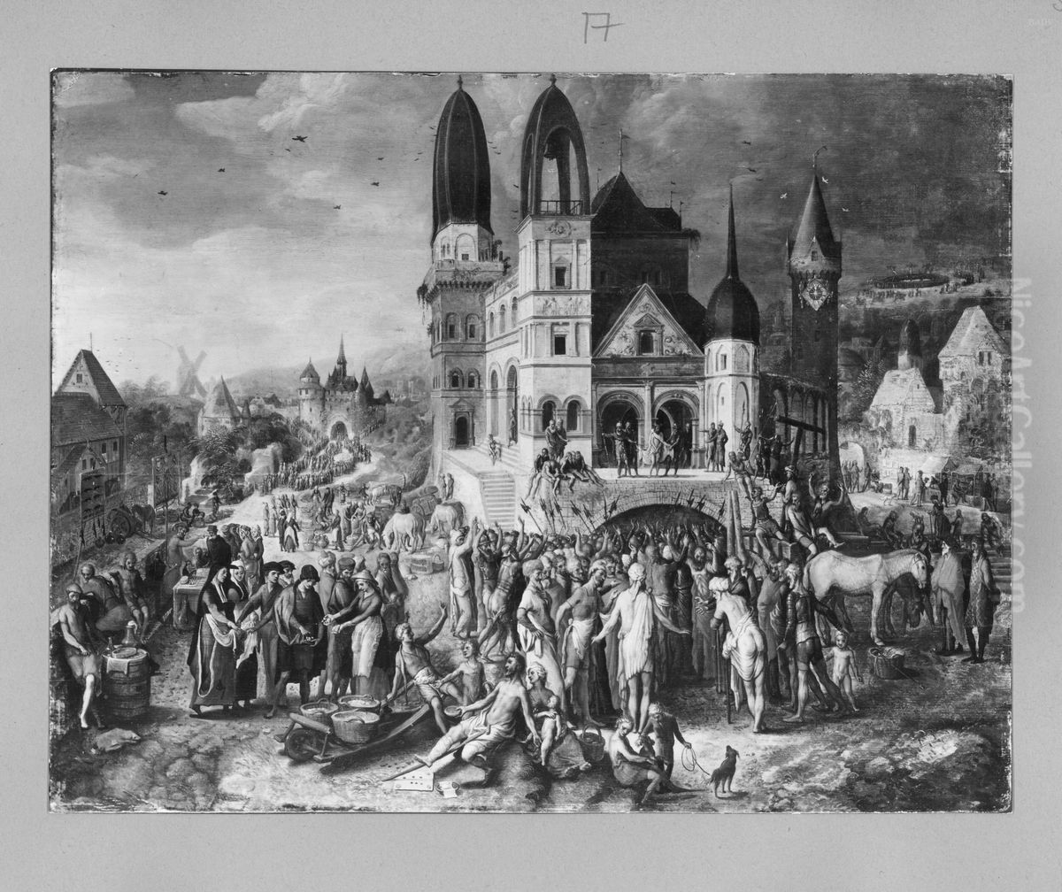 Ecce Homo Oil Painting by Pieter Aertsen