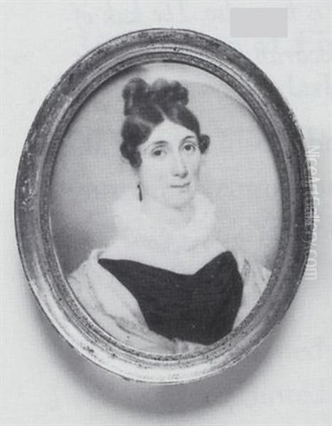 Henriette Delphine Raux Blanchet Oil Painting by Alfred Thomas Agate