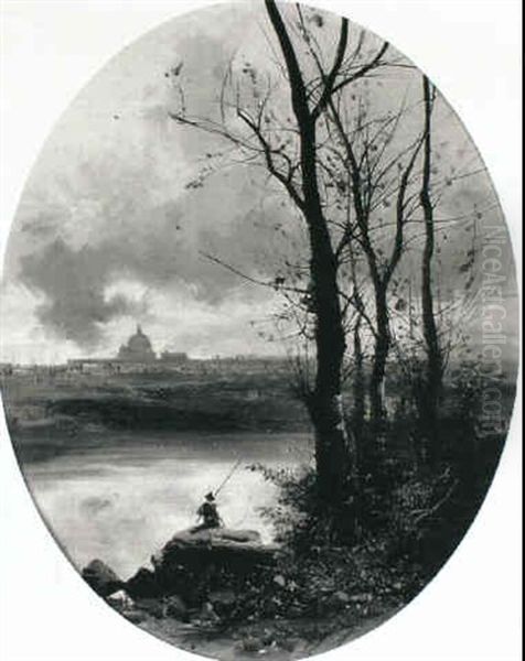 Views Of Rome Oil Painting by Guido Agostini