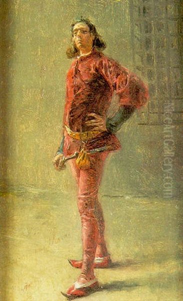 Mosquetero Oil Painting by Joaquin Agrasot y Juan