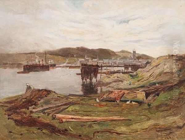Tarbert Oil Painting by George W. Aikman