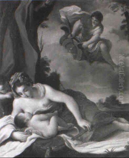 An Allegory Of Faith Oil Painting by Francesco Albani