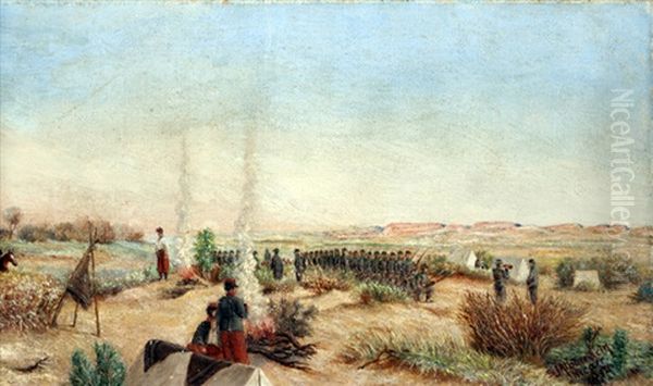 Campana Al Nahuel Huapi Oil Painting by Santiago Juan Albarracin