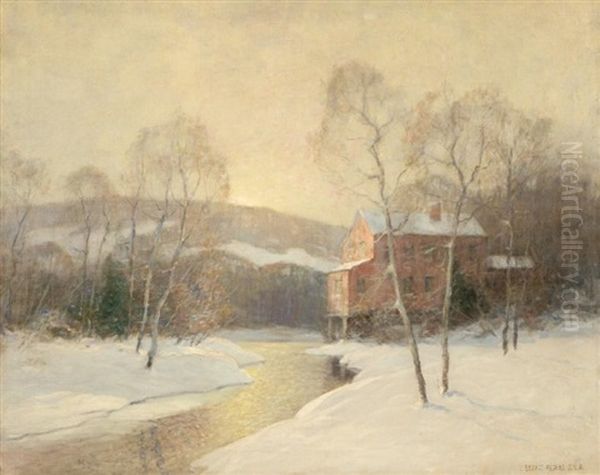 The Red Mill Oil Painting by Ernest Albert