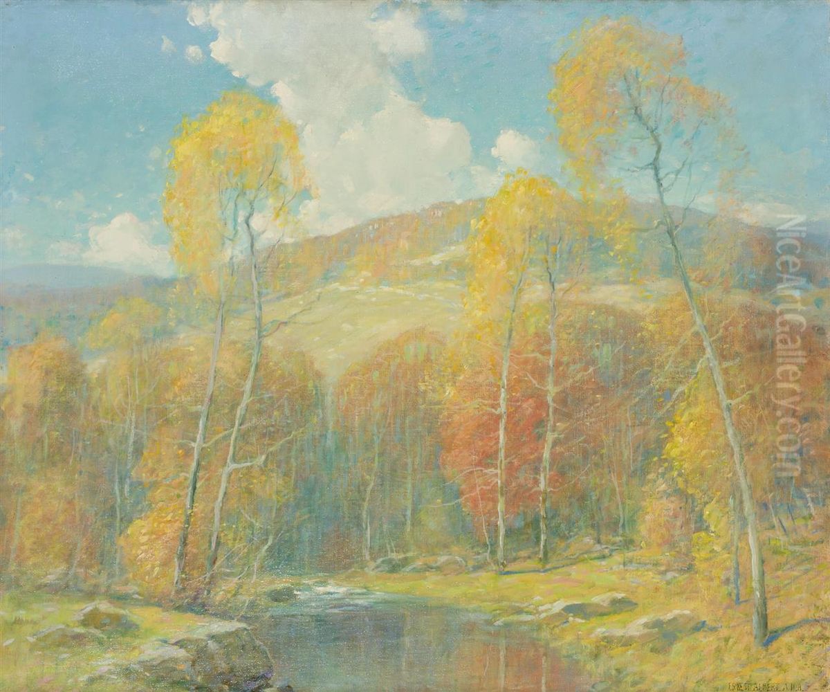 Golden Day Oil Painting by Ernest Albert