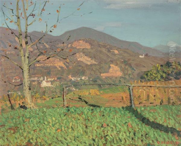 Autunno Oil Painting by Oreste Albertini