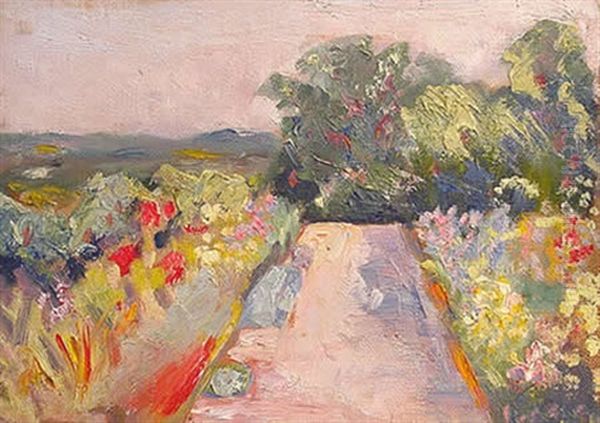 Uphill Driveway, Kenwood House Oil Painting by Henry James Albright