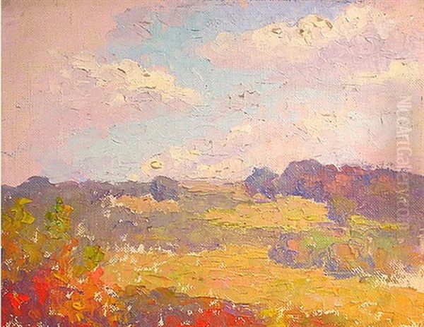 Plein-air Landscape Oil Painting by Henry James Albright