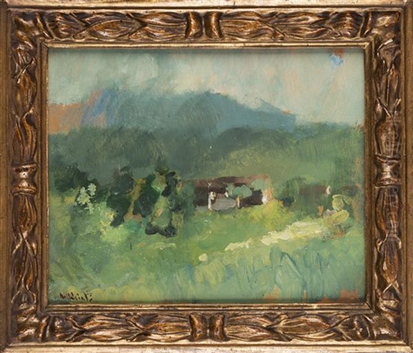 Paesaggio Oil Painting by Ambrogio Antonio Alciati