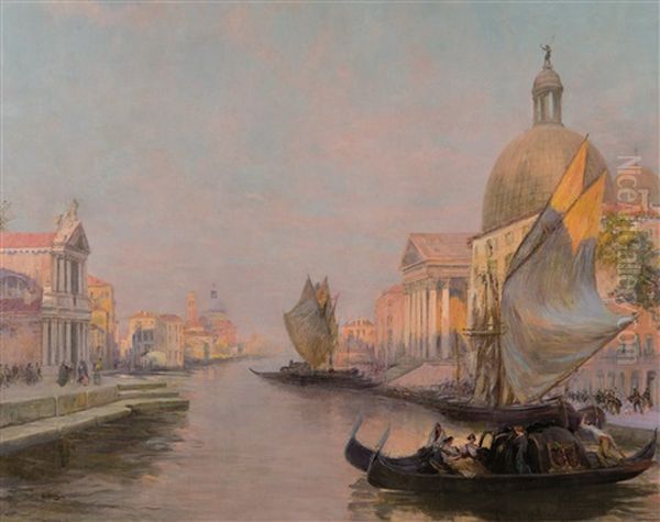 La Terre Promise Oil Painting by Raymond Allegre