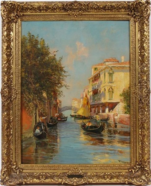 Venice Oil Painting by Raymond Allegre