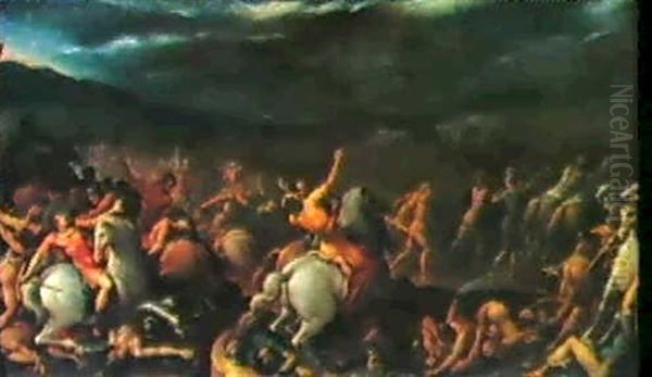 Episodio Delle Imprese Di Ercole Oil Painting by Francesco Allegrini