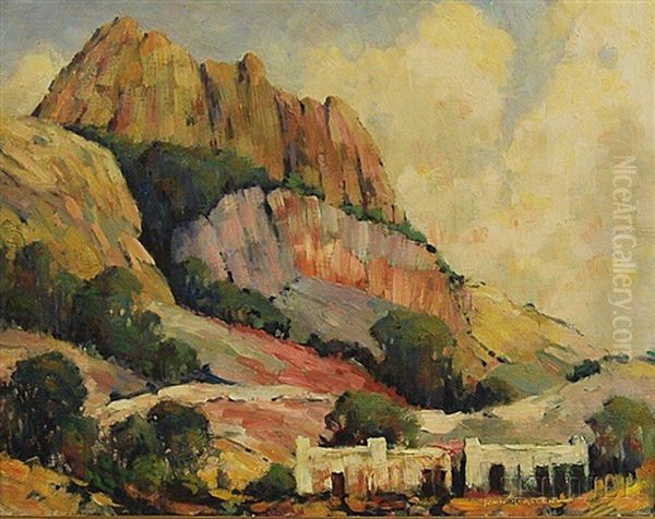 Southwest Landscape Oil Painting by John Howard Allen
