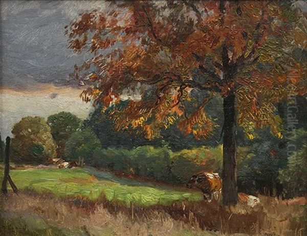 Grand Rapids Oil Painting by Mathias (Joseph) Alten