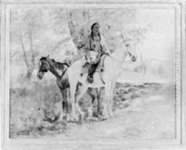 Watchful Waiting Oil Painting by Mathias (Joseph) Alten