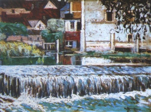 Moret Sur Loing Oil Painting by Alexandre Altmann