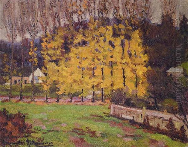 Campagne A L'automne Oil Painting by Alexandre Altmann
