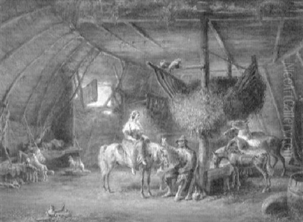 Weiblicher Besuch Oil Painting by Karl Altmann