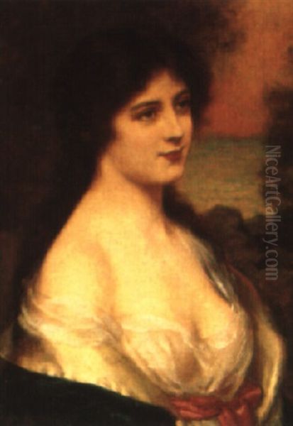 Olivia Oil Painting by Abbey Altson