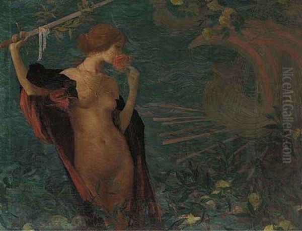 Venezia Bella, Regina Del Mare Oil Painting by Edmond-Francois Aman-Jean