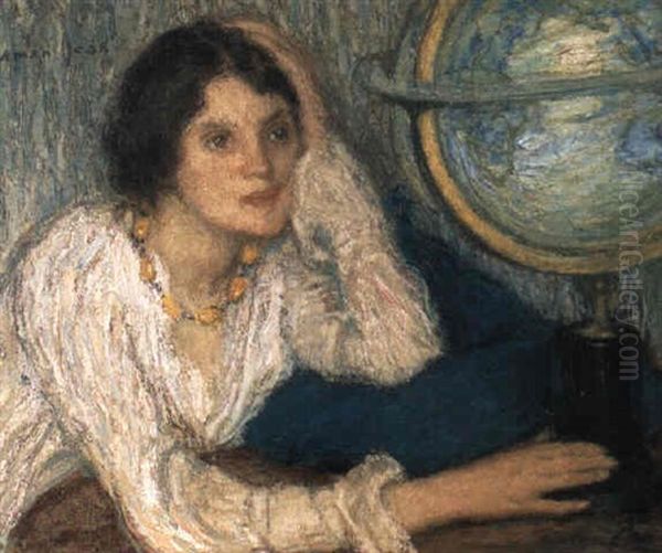 Le Beau Voyage Oil Painting by Edmond-Francois Aman-Jean