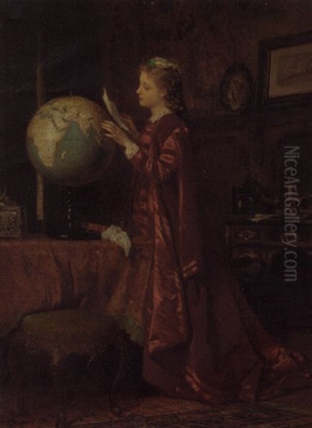 Far Away Places Oil Painting by Wilhelm Amberg