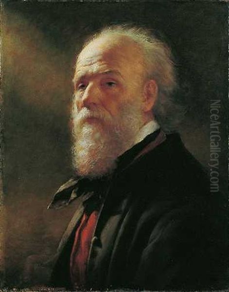 Selbstbildnis Oil Painting by Friedrich von Amerling