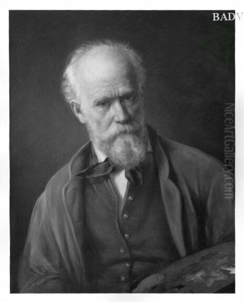 Selbstbildnis Oil Painting by Friedrich von Amerling