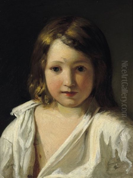 Der Fischerknabe Oil Painting by Friedrich von Amerling