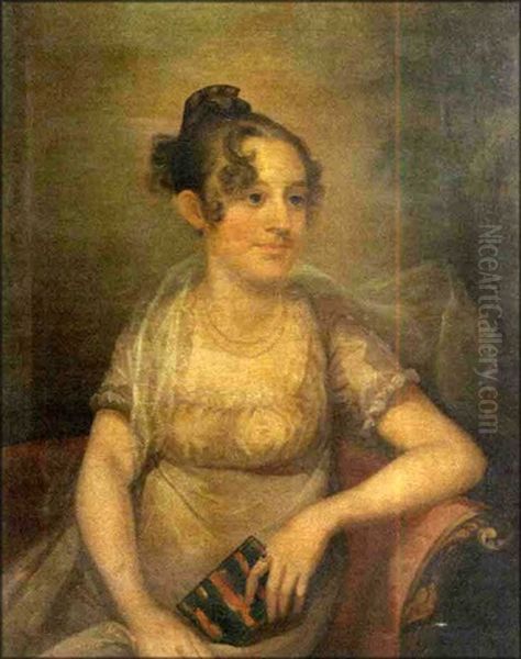 Portrait Of Abba Spencer Townsend Oil Painting by Ezra Ames