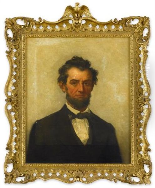 Portrait Of Abraham Lincoln Oil Painting by Joseph Alexander Ames