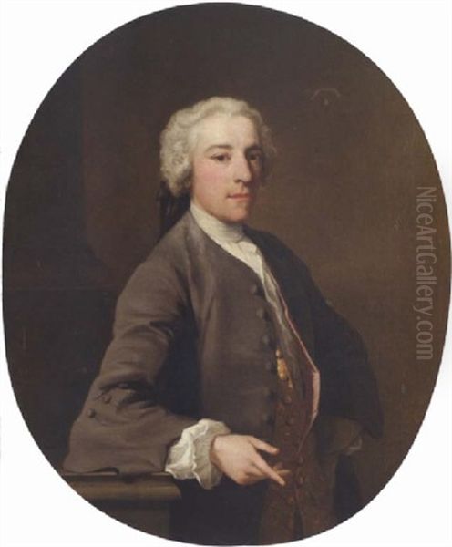 Portrait Of William Bateman,1st Viscount Bateman Of Shobdon Oil Painting by Jacopo Amigoni