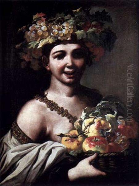 Bacchus Oil Painting by Antonio Amorosi