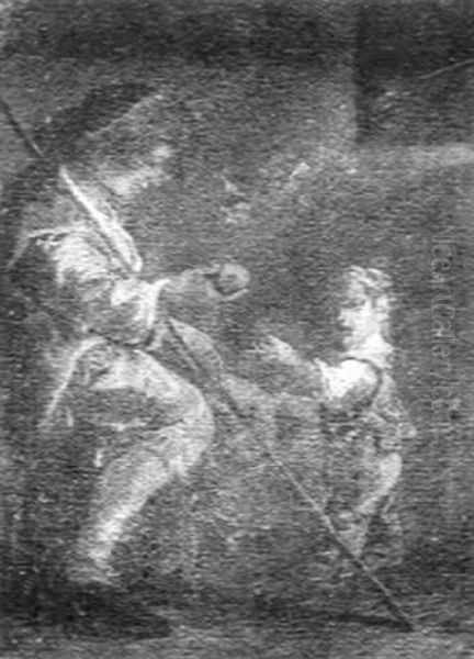 The Apple Oil Painting by Antonio Amorosi